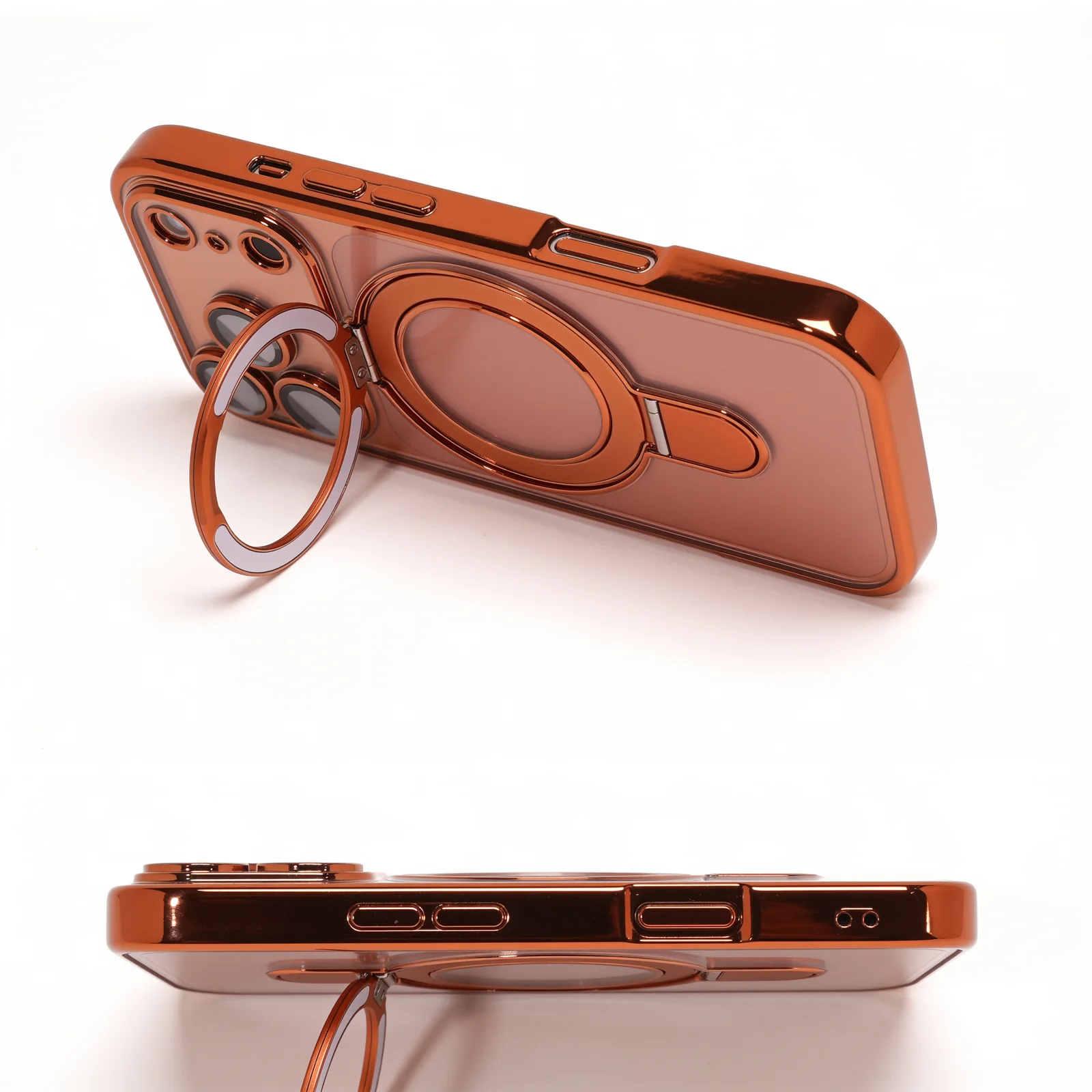 iPhone-hoesje met standaard en lensbescherming